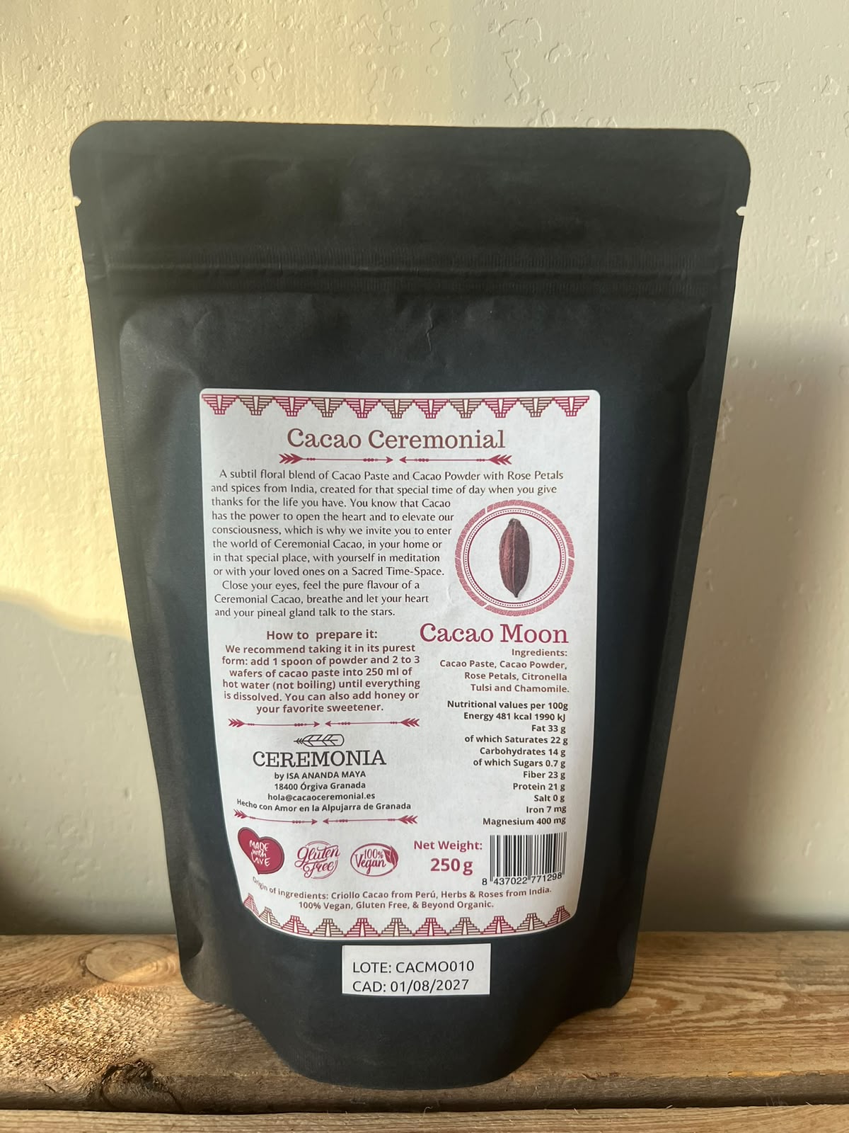 CACAO MOON 250G